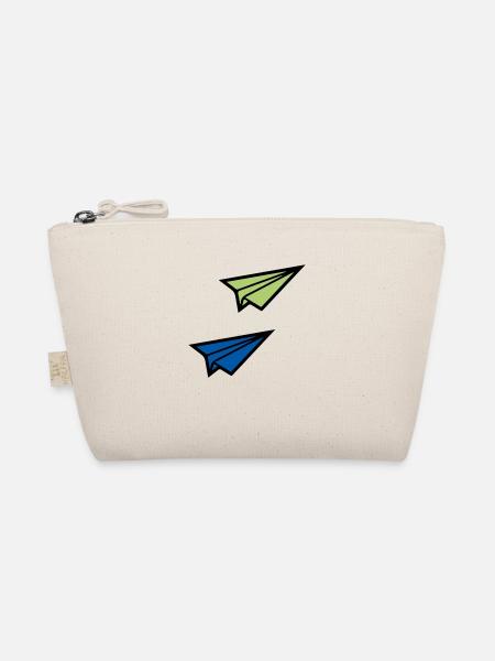 Avion en papier - Trousse biologique - nature - Devant