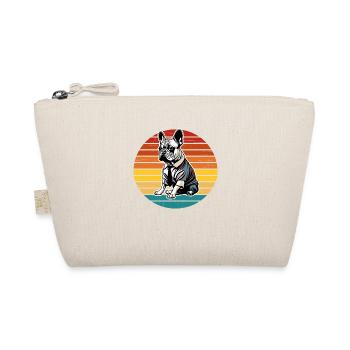 Chien Bouledogue Français T-shirt Chien drôle de chien design Chiens - Trousse biologique - nature - Devant