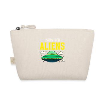 J’ai survécu à Aliens Retro Flying Saucer - Trousse biologique - nature - Devant