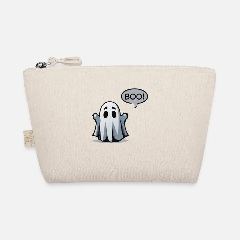 Spooky Ghostly Boo! - Gruseliges Geist Design Bio-Täschchen