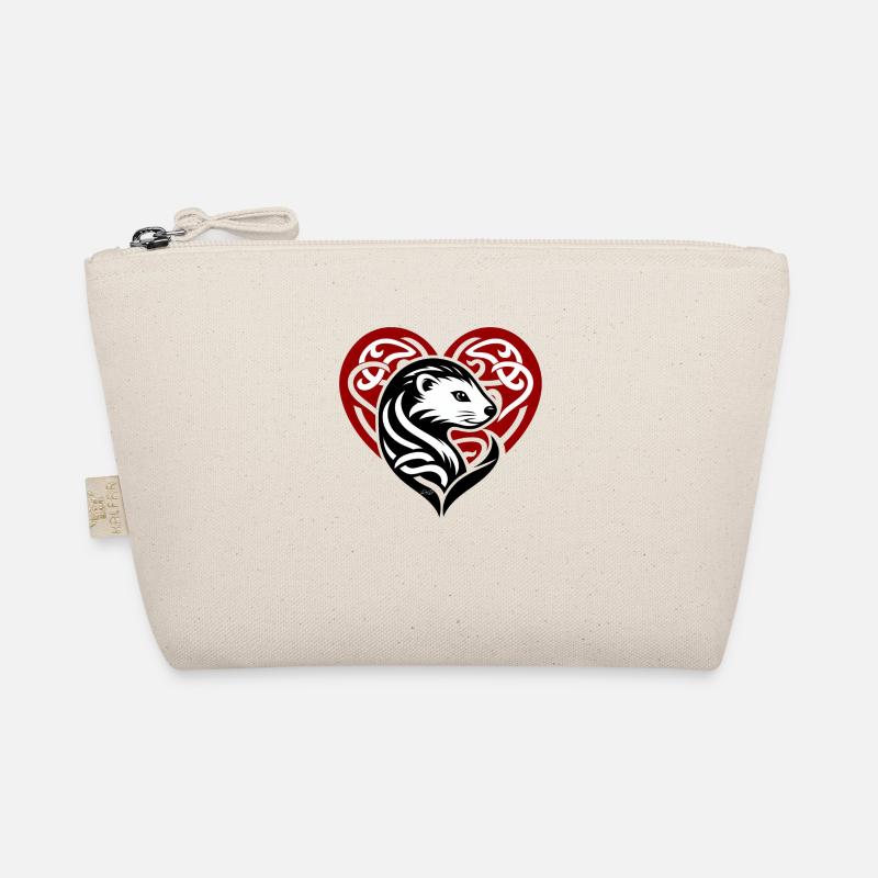 Malignant ermine heart from Brittany Organic Pouch