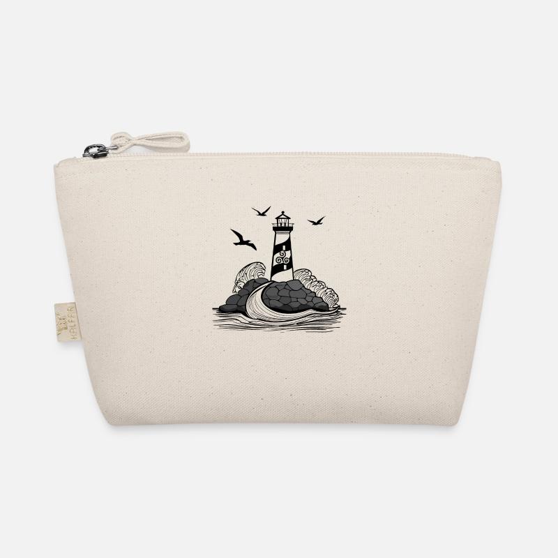 Breton Lighthouse #3 Organic Pouch