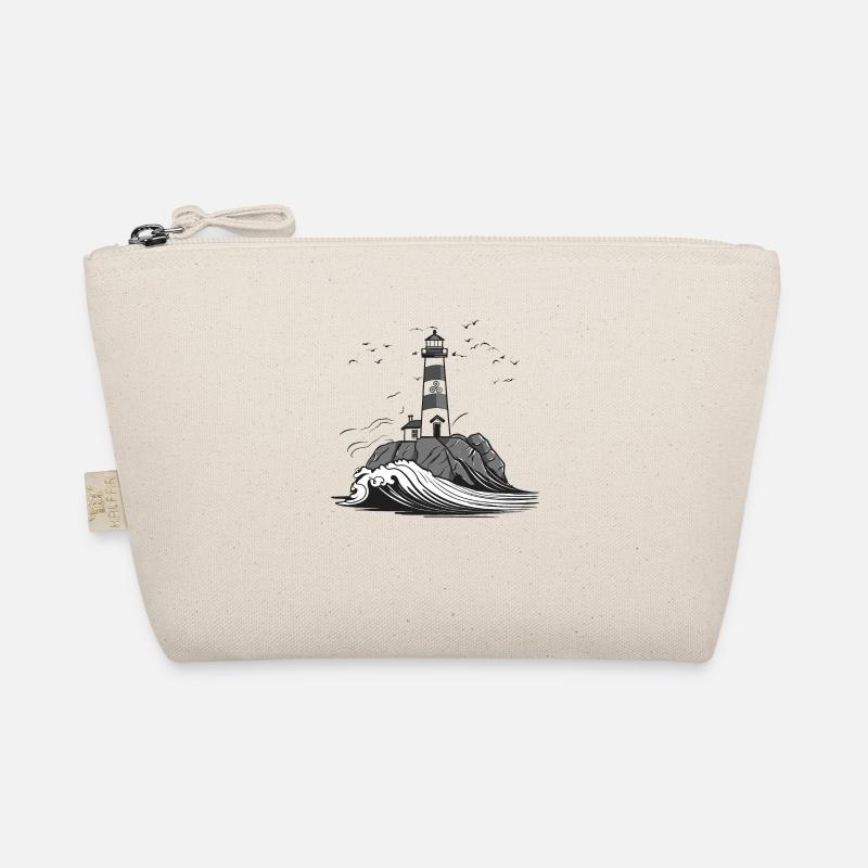 Breton Lighthouse #4 Organic Pouch