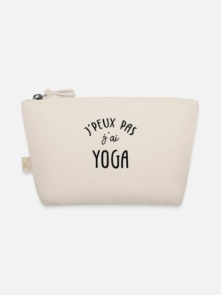 J'peux pas J'ai Yoga - Trousse biologique - nature - Devant