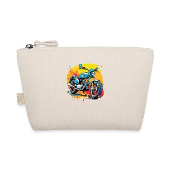 moto vintage style retro - graffiti - Trousse biologique - nature - Devant