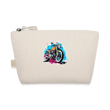 moto vintage style retro - graffiti - Trousse biologique - nature - Devant