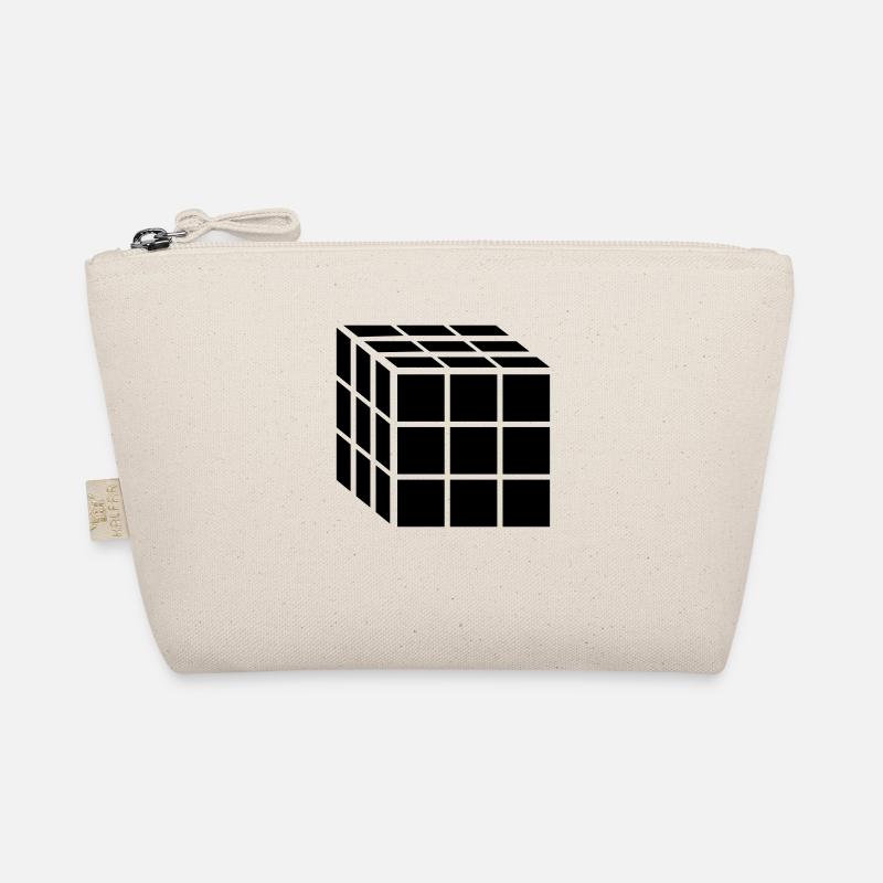 3x3 Block Cube - Organic Pouch - nature