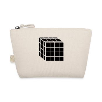 4x4 Block Cube - Organic Pouch - nature - Front