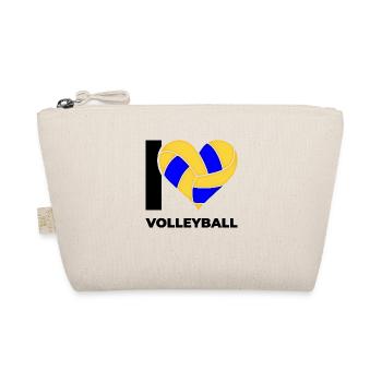 J’adore le volley-ball - Trousse biologique - nature - Devant