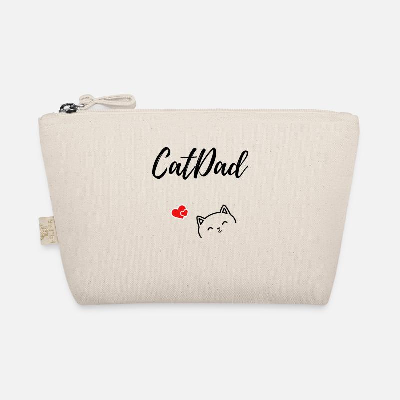 Design Catdad avec chat et coeurs Trousse biologique