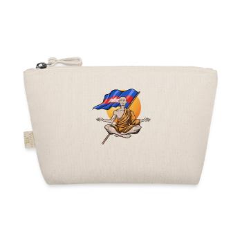 Temple du Cambodge Khmer Vintage drapeau je cadeau - Trousse biologique - nature - Devant