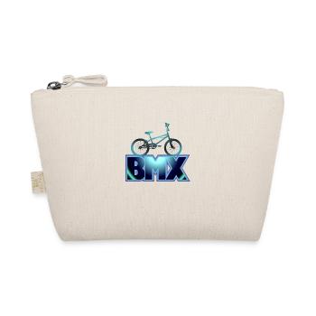 BMX bike blue - Organic Pouch - nature - Front