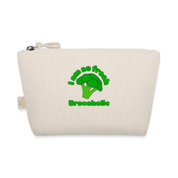 I am so fresh brocoholic, veganuary vegan vegetables - Organic Pouch - nature - Front