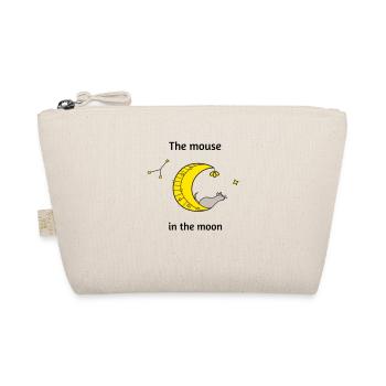 The mouse in the moon - Bio-Täschchen - Natur - Vorne