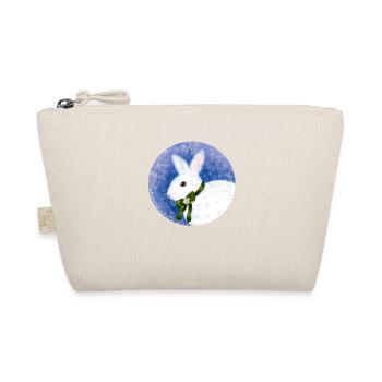 Winter Hase - Bio-Täschchen - Natur - Vorne