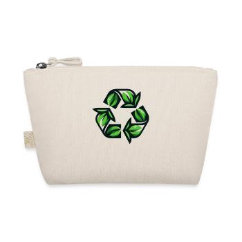 Recycling Blätter - Bio-Täschchen - Natur - Vorne