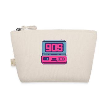 90s Radio Logo - Organic Pouch - nature - Front