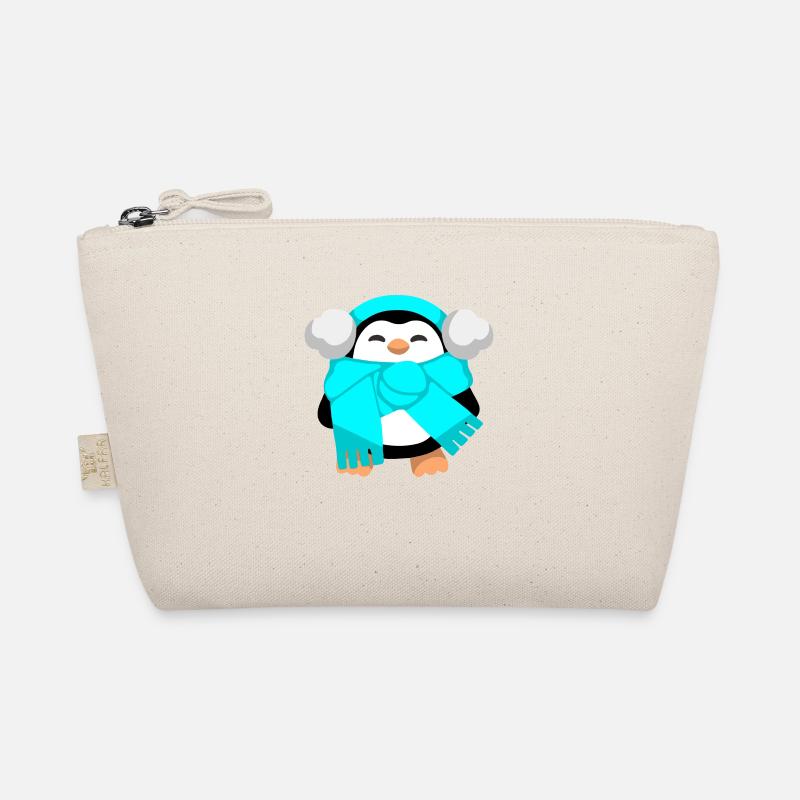 Pinguin - Bio-Täschchen - Natur