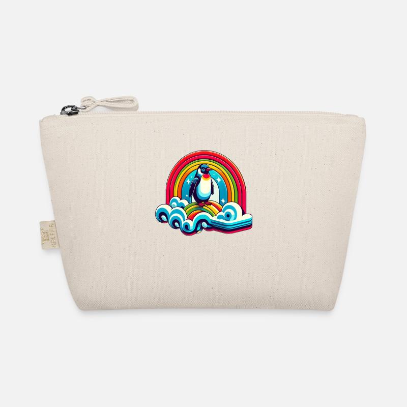 Pingouin sur nuage arc-en-ciel Trousse biologique
