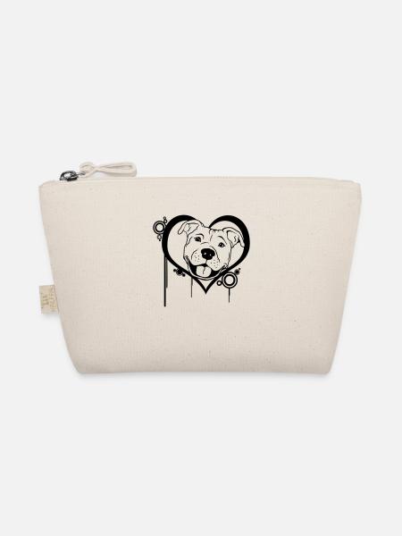 Staffordshire in the heart - Organic Pouch - nature - Front