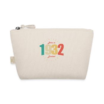 1932 Vintage Retro Birthday Gift 1932 - Organic Pouch - nature - Front