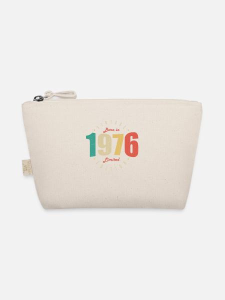 1976 Vintage Retro Geburtstagsgeschenk 1976 - Bio-Täschchen - Natur