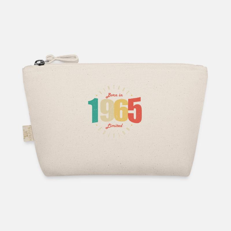 1965 Vintage Retro Geburtstagsgeschenk 1965 - Bio-Täschchen - Natur