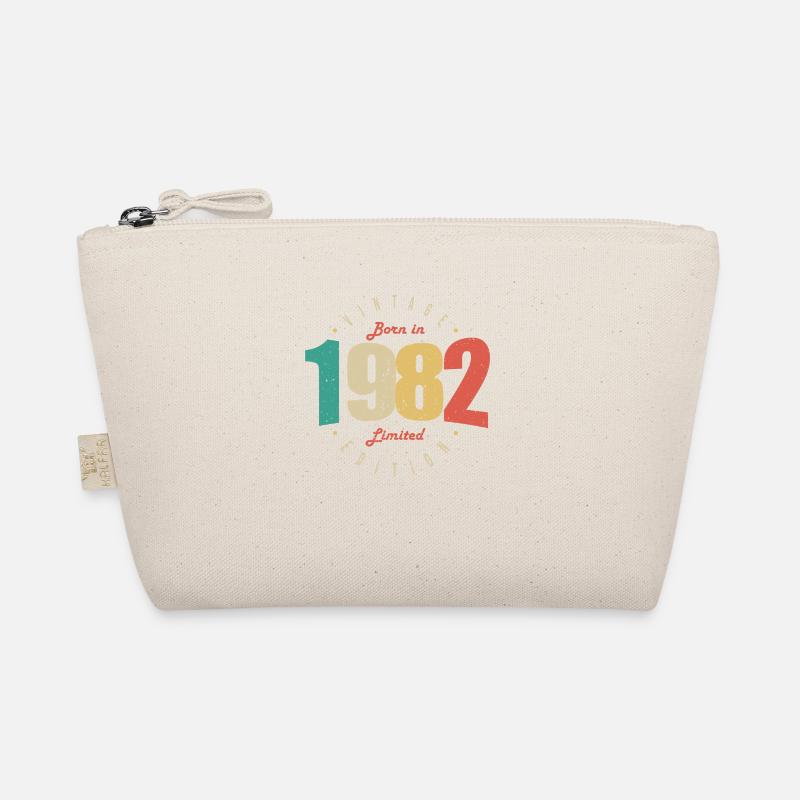 1982 Vintage Retro Birthday Gift 1982 Organic Pouch