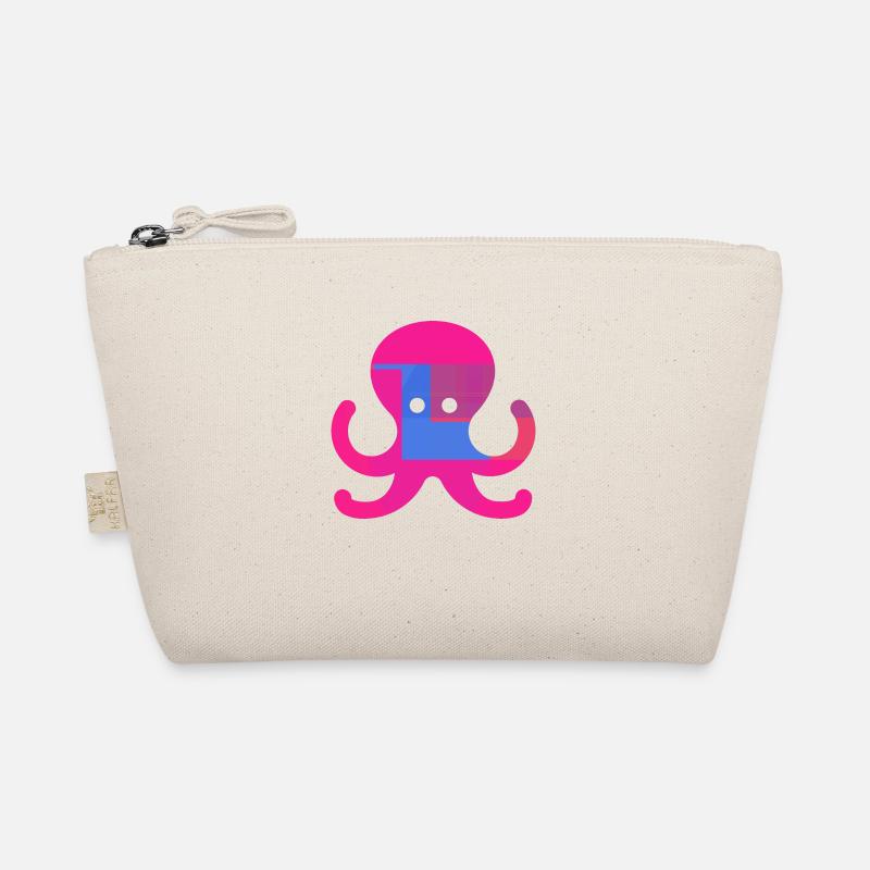Oktopus - Bio-Täschchen - Natur