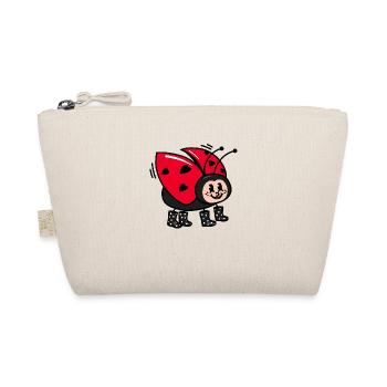 Cute Ladybug - Lady bug - Organic Pouch - nature - Front