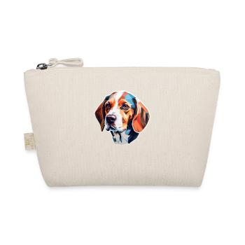 Tête de beagle - Trousse biologique - nature - Devant