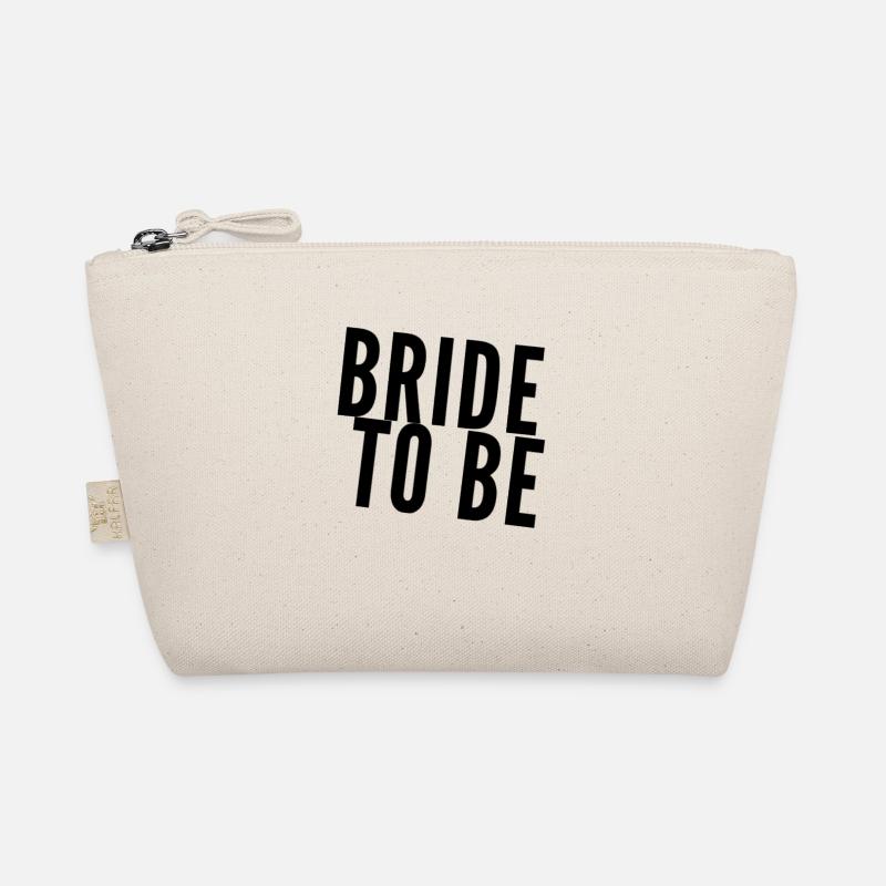 Braut - bride to be - Bio-Täschchen - Natur