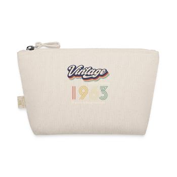Vintage 1963 Vintage Retro Geburtstagsgeschenk - Bio-Täschchen - Natur - Vorne