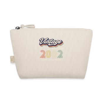 Jahrgang 2002 Vintage Retro Geburtstagsgeschenk - Bio-Täschchen - Natur - Vorne