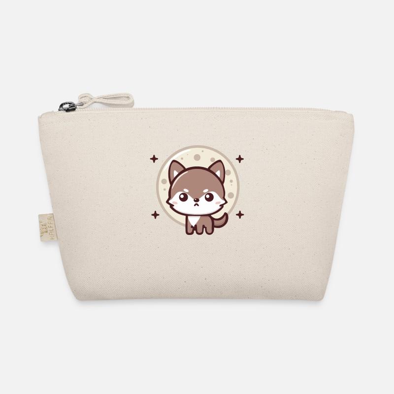 Mondlichtgeist: Chibi-Wolf mit Mond Bio-Täschchen