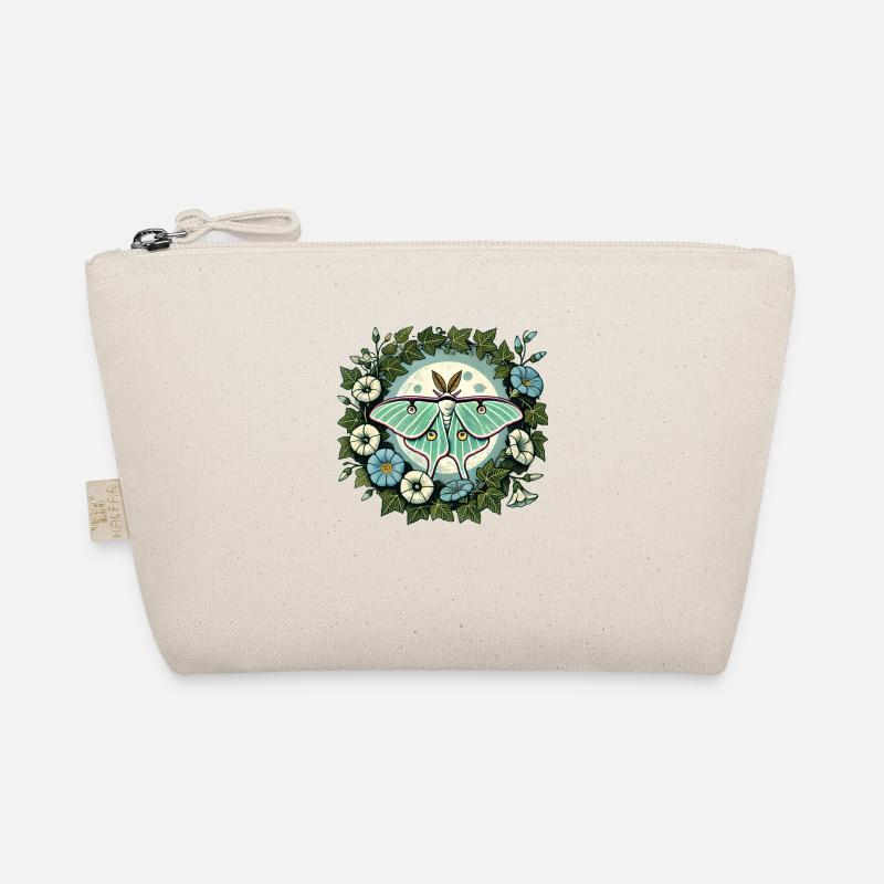 Luna Moth Organic Pouch