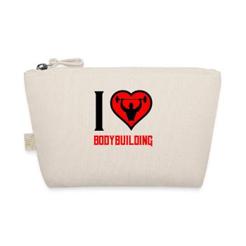 i love bodybuilding - Bio-Täschchen - Natur - Vorne