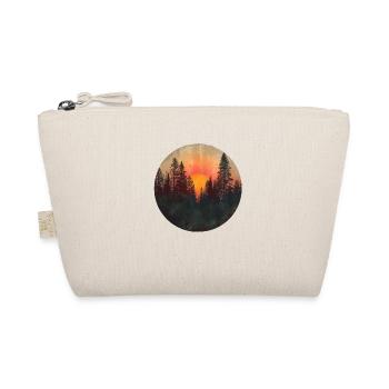 Sunset Forest Silhouette Extérieur Rétro Années 80 Vibe 3 - Trousse biologique - nature - Devant