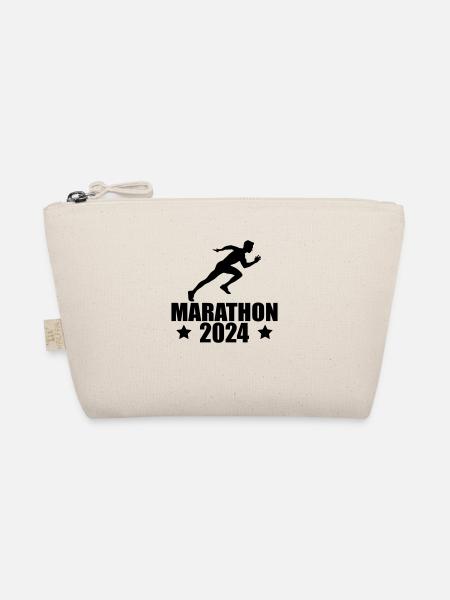 Marathon 2024 - Organic Pouch - nature - Front