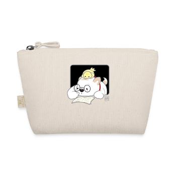 Dog Korean - Japanese Style 07 - Organic Pouch - nature - Front