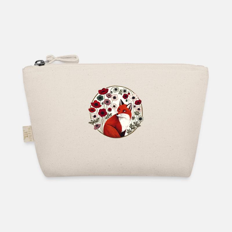 Retro Red Fox Organic Pouch