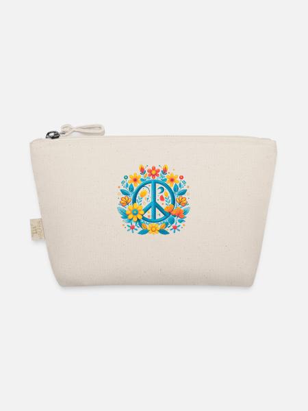 Peace Love 60's 70's Groovy Costume Flowers - Trousse biologique - nature