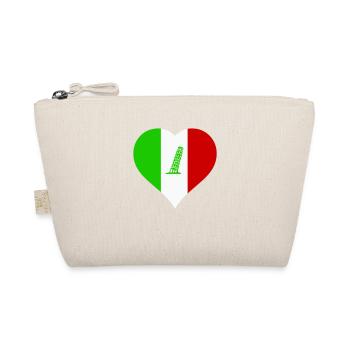Heart Italy - Organic Pouch - nature - Front