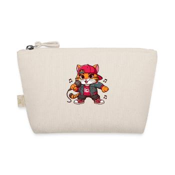 Cat Brat: hip-hop singer - Organic Pouch - nature - Front