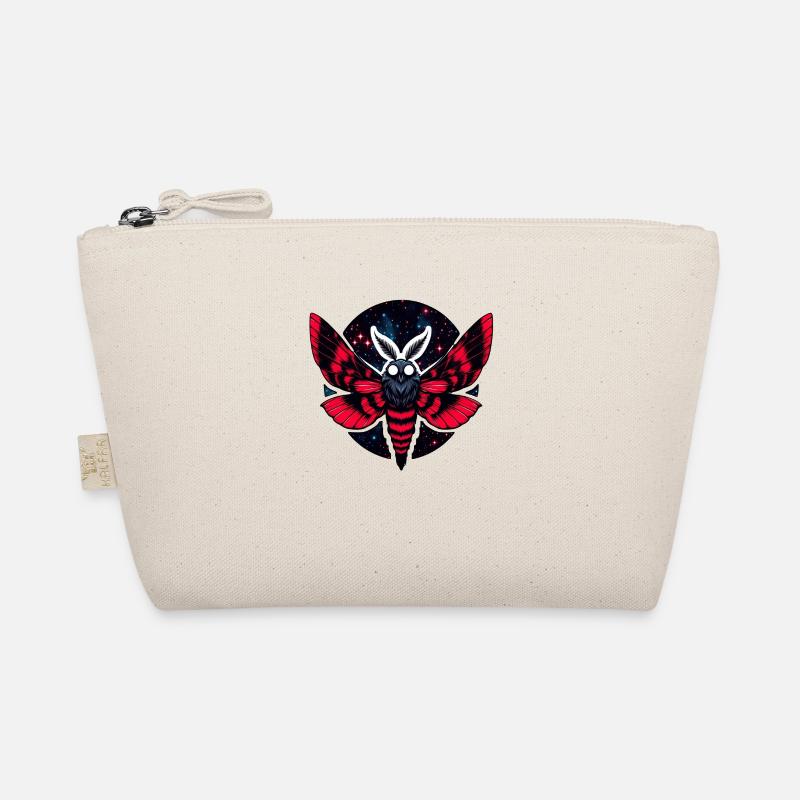Cosmic Moth - Art Folklore Mothman Organic Pouch