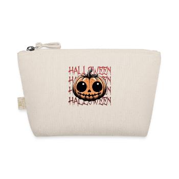 Kürbis - Halloween - Bio-Täschchen - Natur - Vorne