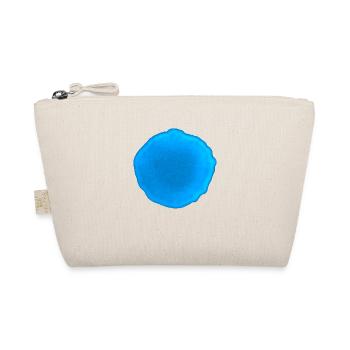 Dot Blue - Organic Pouch - nature - Front