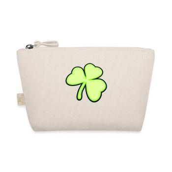 Shamrock Three Leaves Lucky Symbol Green Plant - Organic Pouch - nature - Front