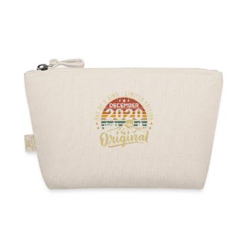 Dezember 2020 Retro Vintage Geburtstagsgeschenk - Bio-Täschchen - Natur - Vorne