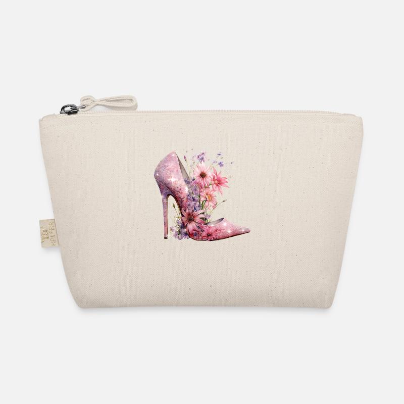 High Heel Lover Glitter Shoes Women's Gift Organic Pouch